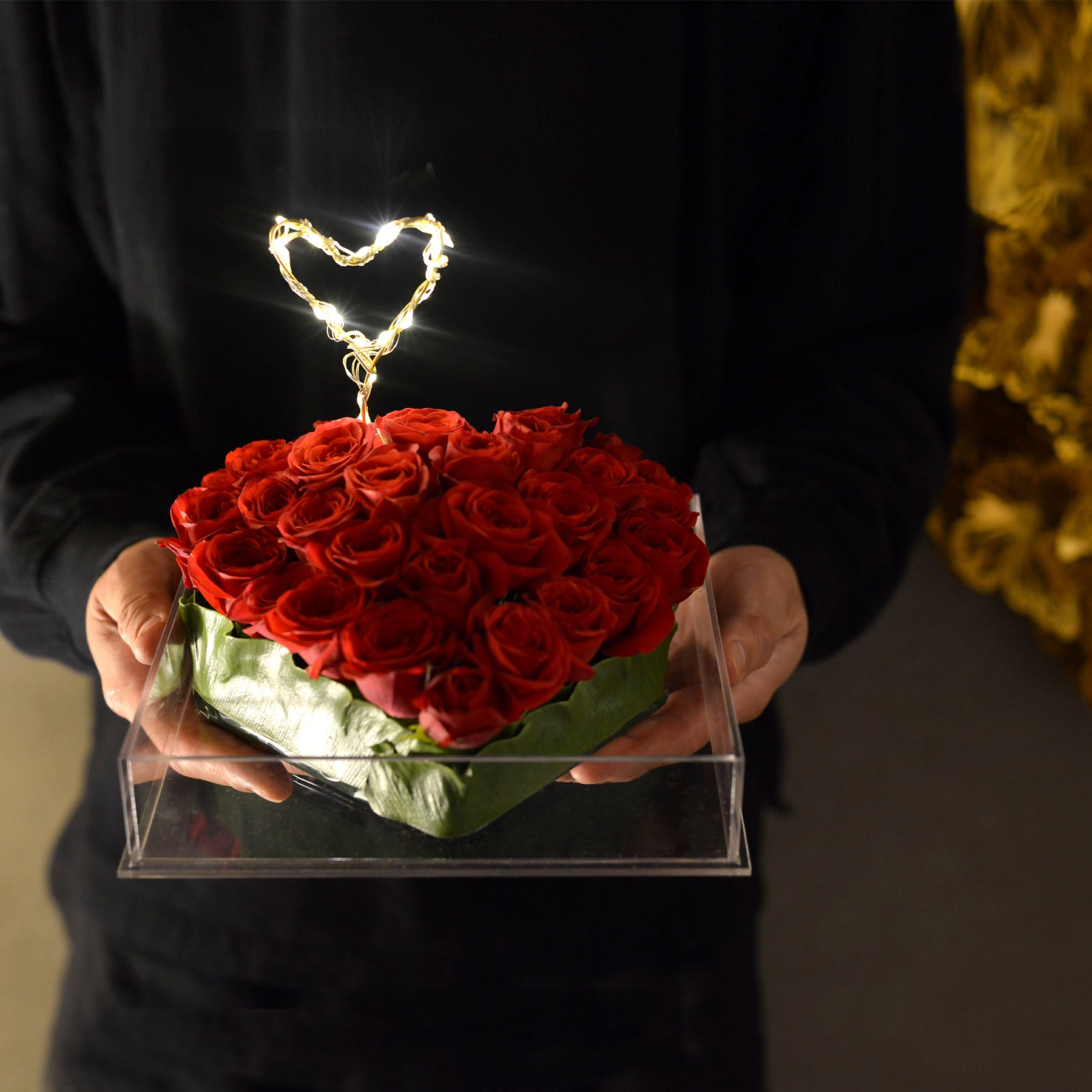 OVO GARDEN - Small Red Rose Box