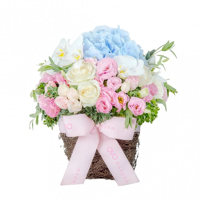 OVO GARDEN - Pinky Princess Flower Basket