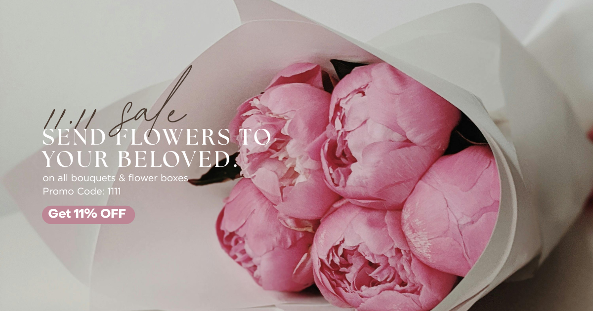 OVO GARDEN - Flower Bouquet & Flower Boxes - 11% OFF Promotion