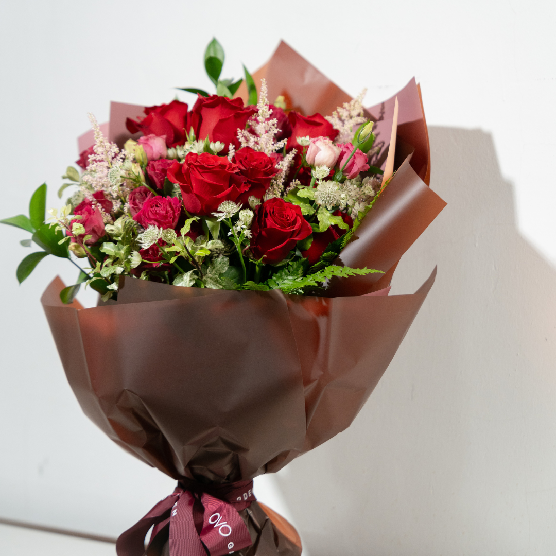 Rosy Whisper Bouquet | OVO GARDEN