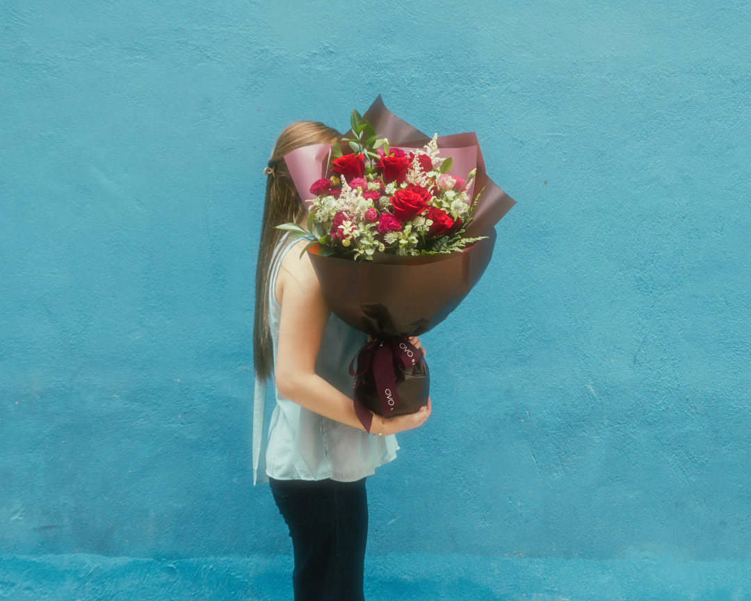 Rosy Whisper Bouquet ｜ OVO GARDEN