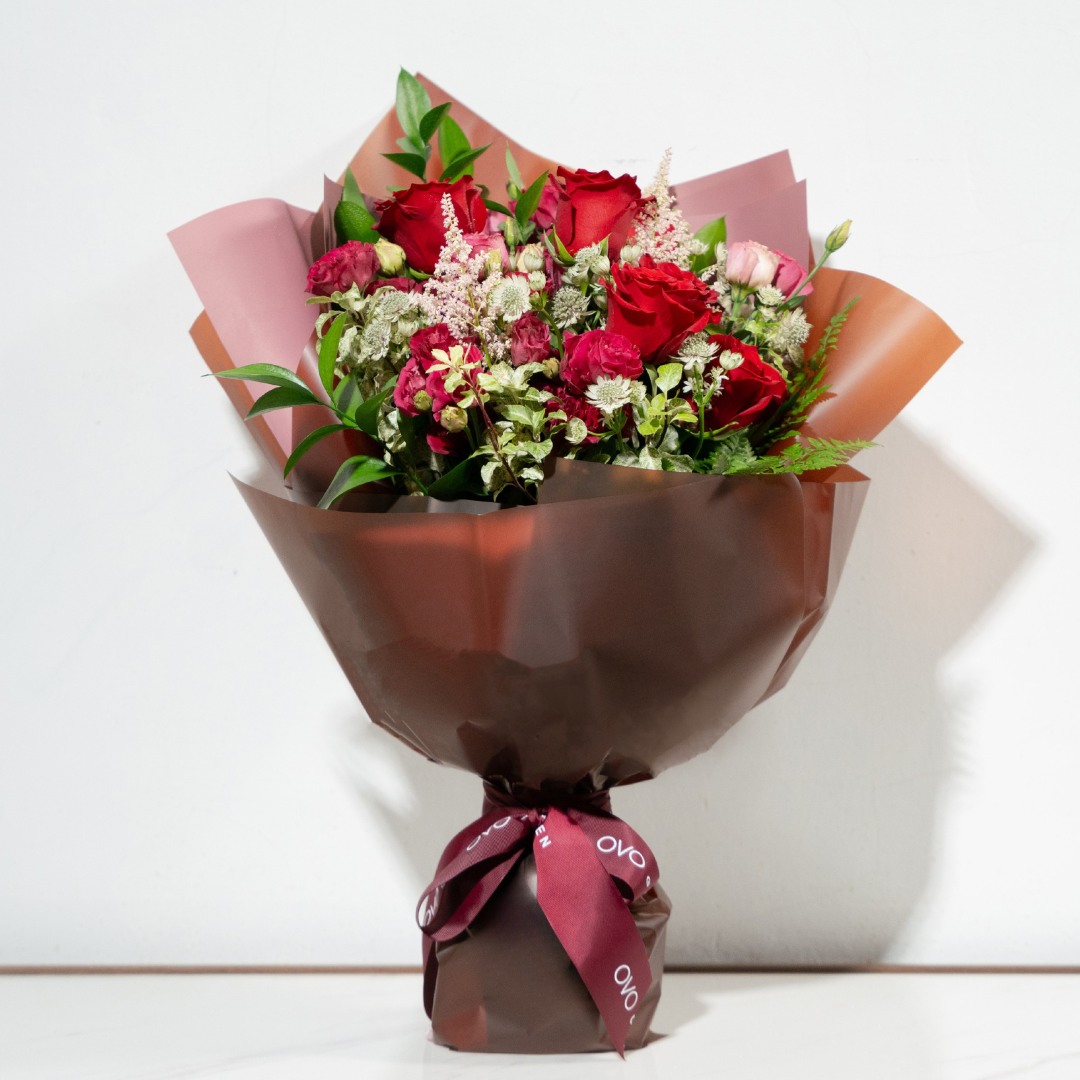 Rosy Whisper Bouquet | OVO GARDEN