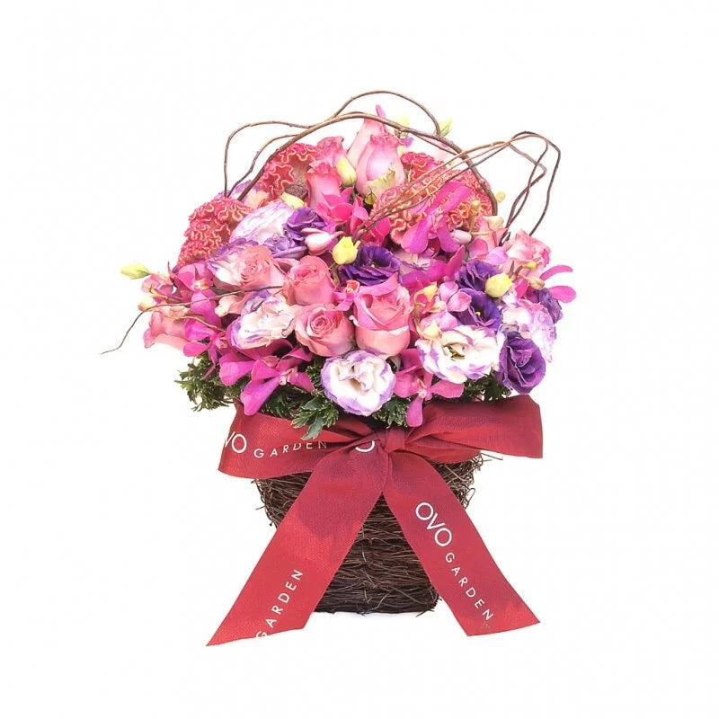 Twirling Fantasy Flower Basket | OVO GARDEN